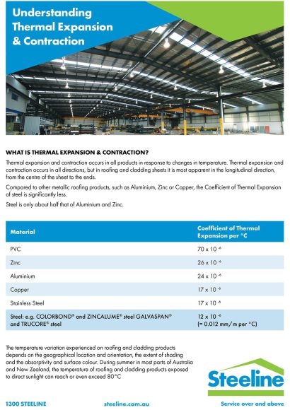 STEE621 Thermal Expansion Brochure